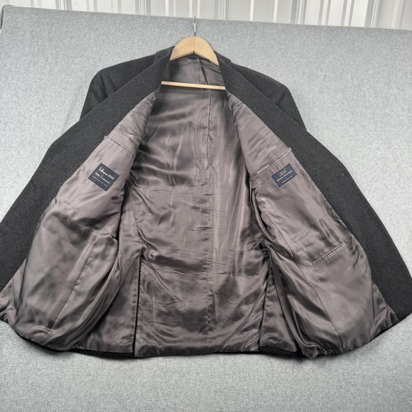 Brooks Brothers 346 Jacket Mens 42R Gray Cashmere Madison Blazer Tollegno 1900 - Picture 5 of 15